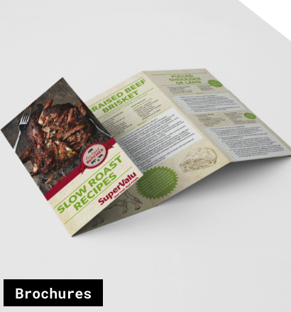Commercial print brochures