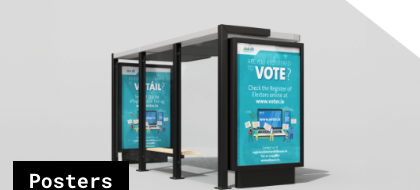 Commercial print posters