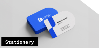 Commercial print stationery